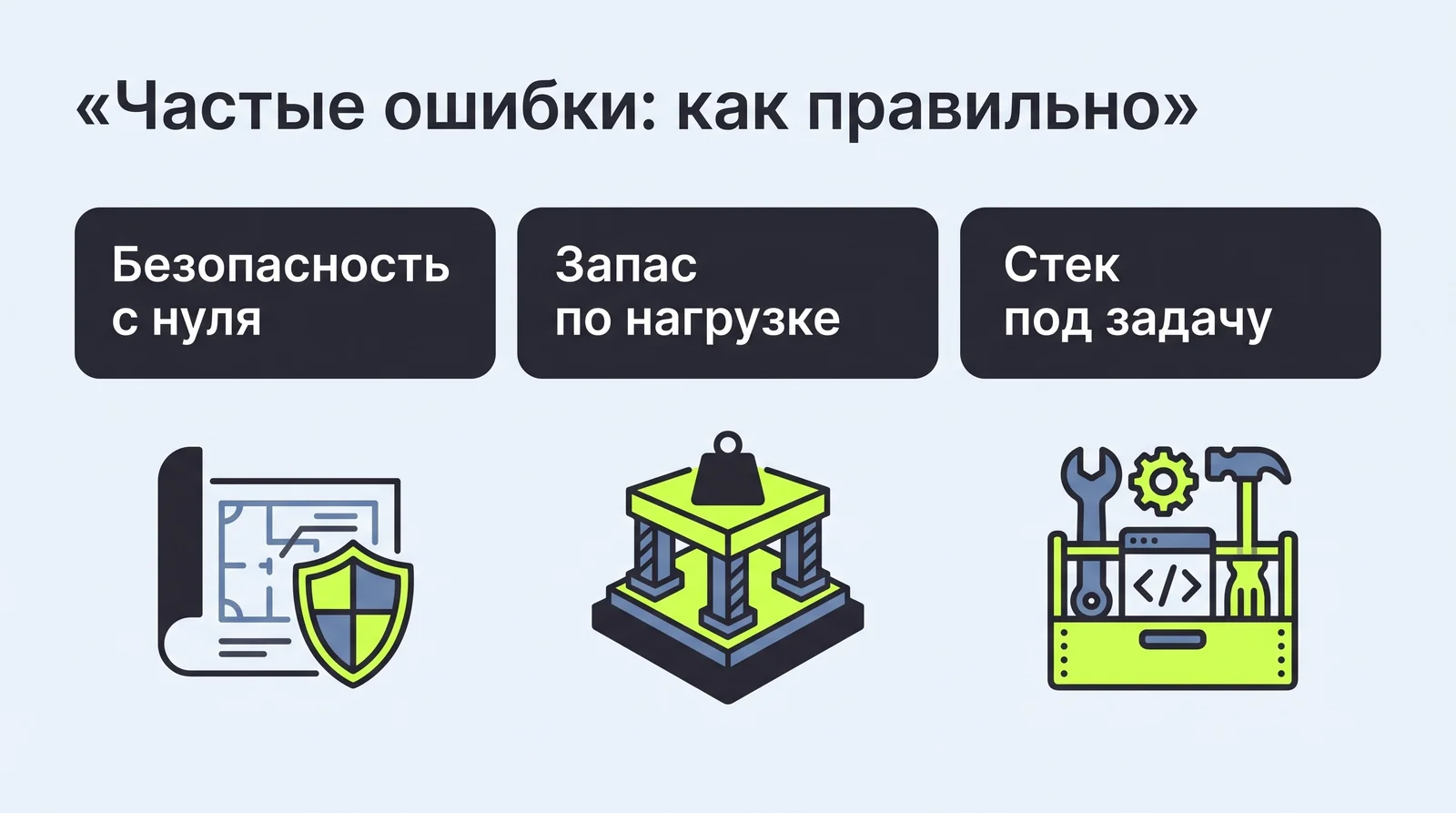 Как&nbsp;сделать бэкенд правильно: безопасность с&nbsp;нуля, запас по&nbsp;нагрузке, стек под&nbsp;задачу